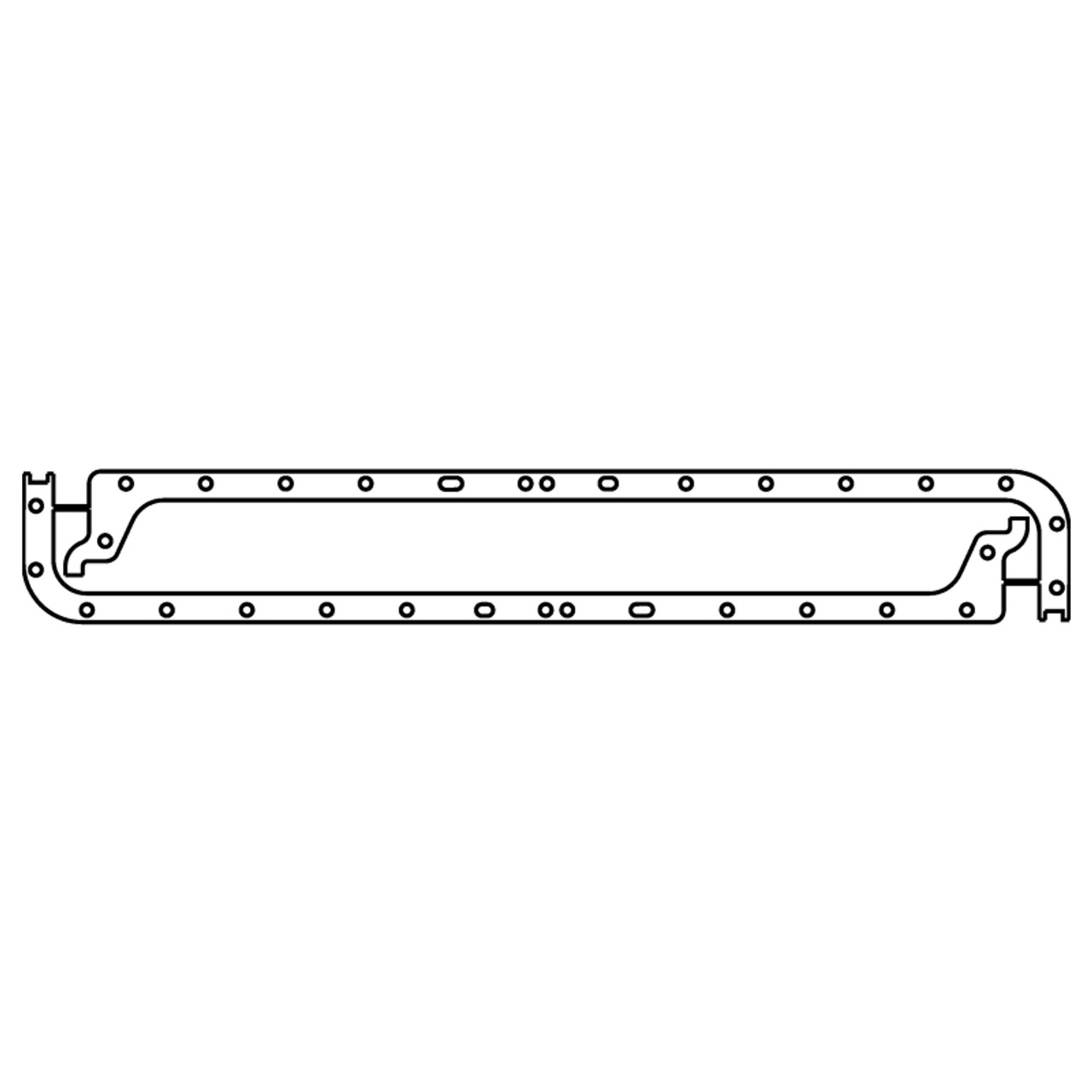 Cometic Jaguar XK6 .060in AFM Oil Pan Gasket Set - Side Rails Only - C4259-060