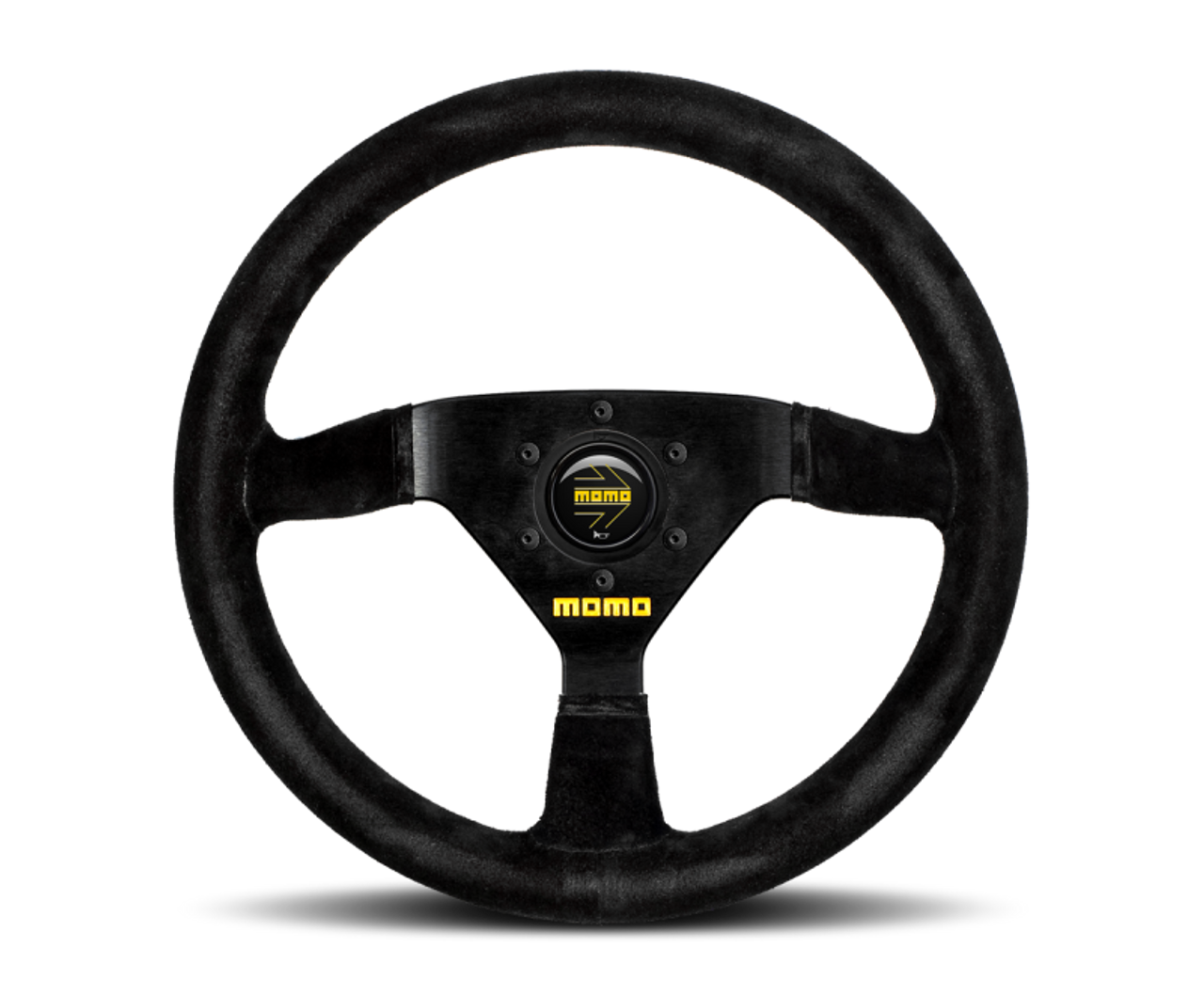 Momo MOD69 Steering Wheel 350 mm -  Black Suede/Black Spokes - R1913/35S