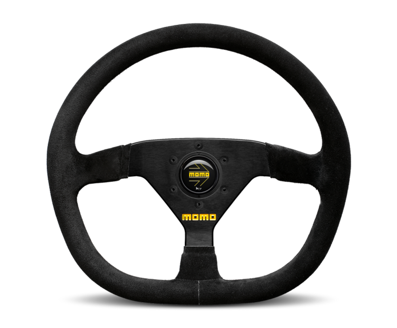 Momo MOD88 Steering Wheel 320 mm -  Black Suede/Black Spokes - R1988/32S