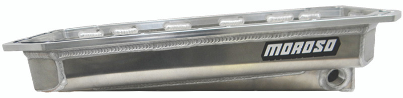 Moroso AJPE TFX 96/TFX 2000/TFX 2002 Funny Car Dry Sump 4-3/8in-6-3/8in Aluminum Oil Pan - 20054