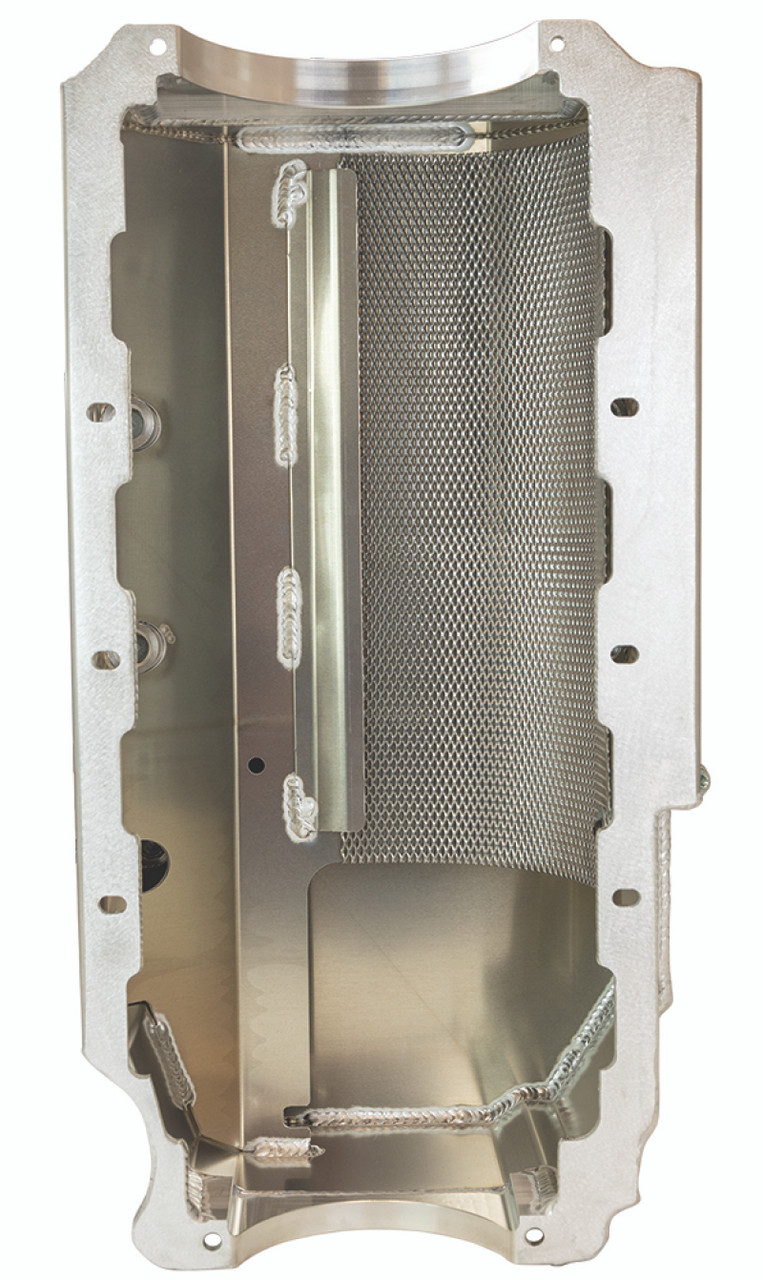 Moroso Donovan 700/DRC2 Big Block (w/Double Power Kick Outs) Wet Sump 6-7qt 8in Aluminum Oil Pan - 20372