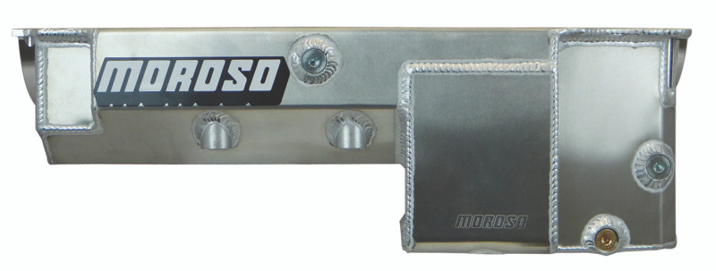 Moroso Chevrolet Big Block Mark IV (w/Double Power Kick Outs) Wet Sump 6-7qt 8in Aluminum Oil Pan - 20385