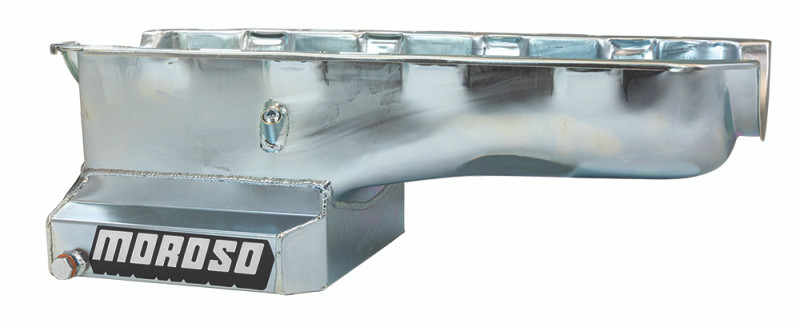 Moroso Chevrolet Big Block Mark IV Kicked Out Wet Sump 6qt 8in Steel Oil Pan - 20401
