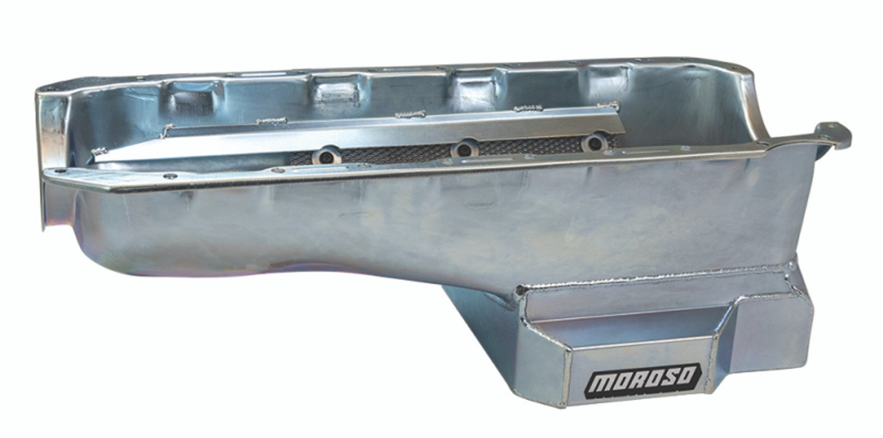 Moroso Chevrolet Big Block Mark IV Kicked Out Wet Sump 6qt 8in Steel Oil Pan - 20403