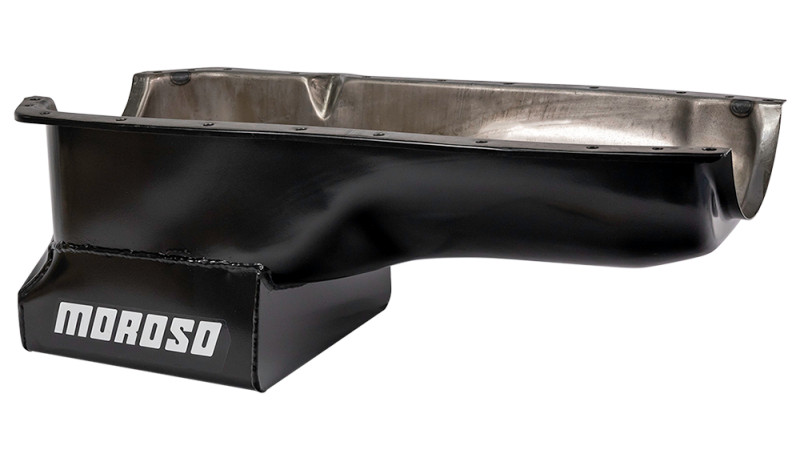 Moroso 65-Up Oldsmobile V-8 (330-455) Deep Wet Sump 7qt 8.5in Steel Oil Pan - 20480