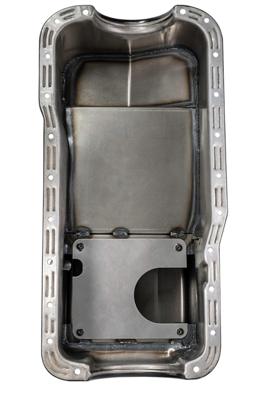 Moroso Ford 351W (w/Rear Sump) Extra Deep Wet Sump 7qt 9in Steel Oil Pan - 20523