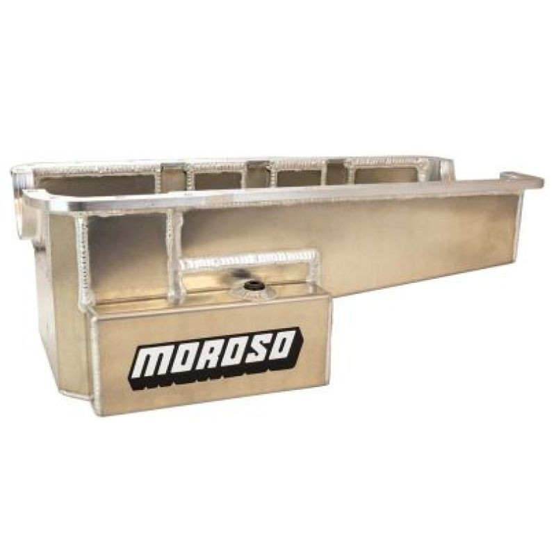 Moroso Ford 289-302 Road Race Baffled Front Sump 8in Deep Aluminum Oil Pan - 20537