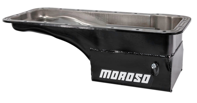 Moroso Ford 352-428 FE (w/Front Sump) Deep Wet Sump 7qt 7.5in Steel Oil Pan - 20609