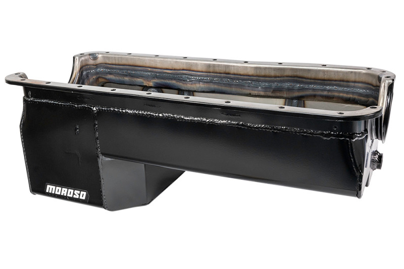 Moroso Ford 429-460 (w/Rear Sump) Wet Sump 7qt 9in Steel Oil Pan - 20625