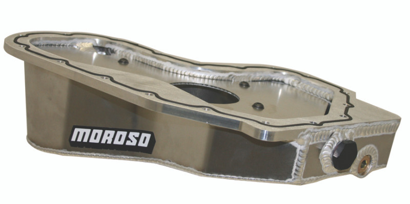 Moroso Lotus/Toyota 2GR-FE/Z Road Race Baffled Wet Sump 6.25qt Stock Depth Aluminum Oil Pan - 20971