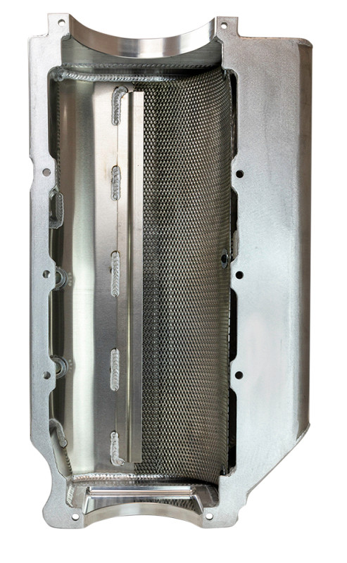 Moroso BBC Mark IV 4 Pickup Dry Sump 7-1/2in Deep Aluminum Oil Pan (w/o Starter Notch) - 21582