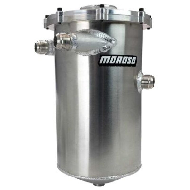 Moroso MMPS Split Top 16in Tall 8in Dia 7.5qt Dry Sump Tank - 22608