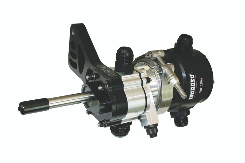 Moroso Chevrolet Small Block Single Stage External Oil Pump - Tri-Lobe - Left Side - 1.200 Pressure - 22652