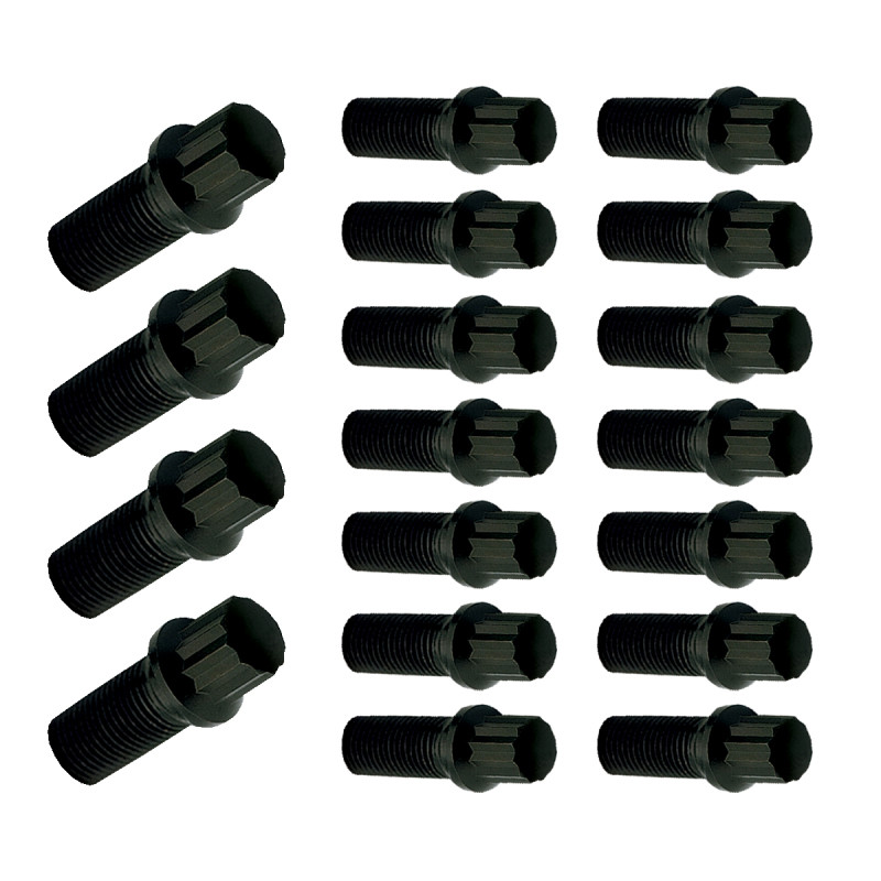 Moroso Chevrolet Small Block Oil Pan Bolts - Set of 18 - 38551