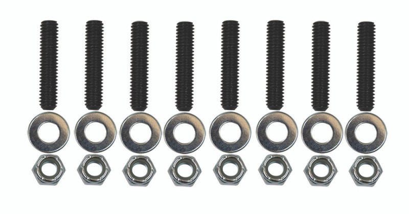 Moroso Pontiac Valve Cover Stud Kit w/ Broached Studs/Washers/Nylock Nuts - 38850