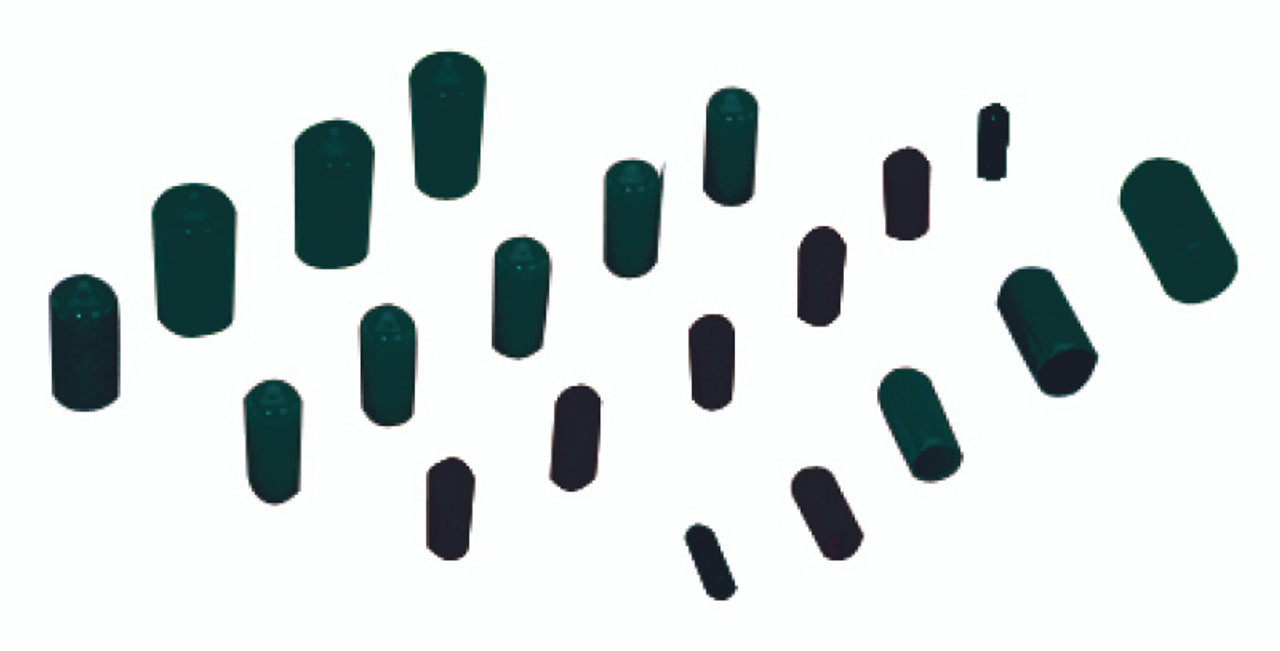 Moroso Vacuum Line Cap Kit - Black Caps - 41091