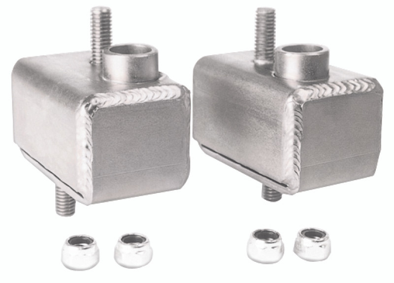 Moroso 79-83 Ford 5.0L Mustang Motor Mounts - 3/16in - Grade 8 Studs - Steel - 2 Pack - 62544