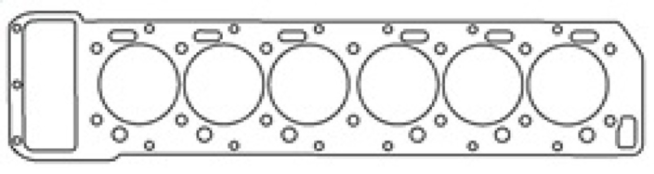 Cometic Jaguar V12 .043in CFM-20 Cylinder Head Gasket - 93mm Bore - RHS - C4331-043
