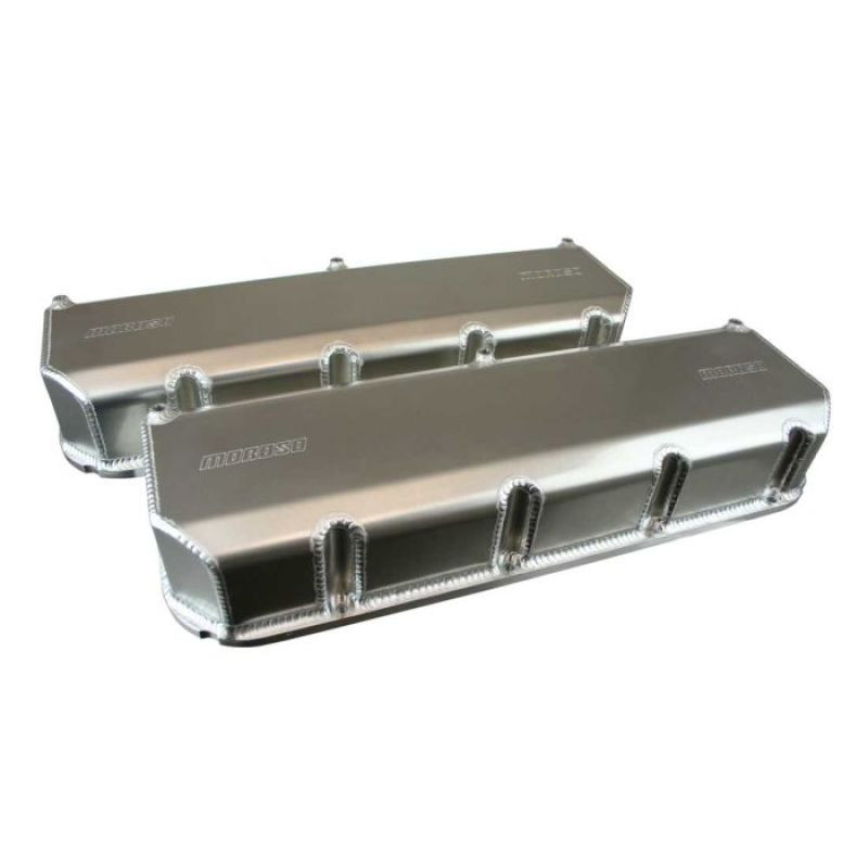 Moroso Chevrolet Small Block 4.4in CFE Valve Cover - Fabricated Aluminum - Pair - 68340