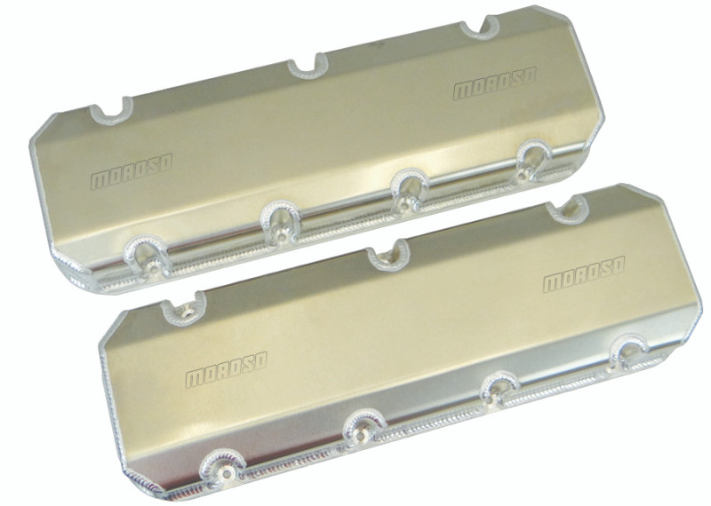 Moroso Brodix SR20/Dart Pro1 Valve Cover - 3in - Exhaust & Intake Pockets - Aluminum - Pair - 68489