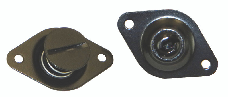 Moroso Quick Fastener - Self Ejecting - 7/16in x .500in - Steel - Black - 10 Pack - 71372