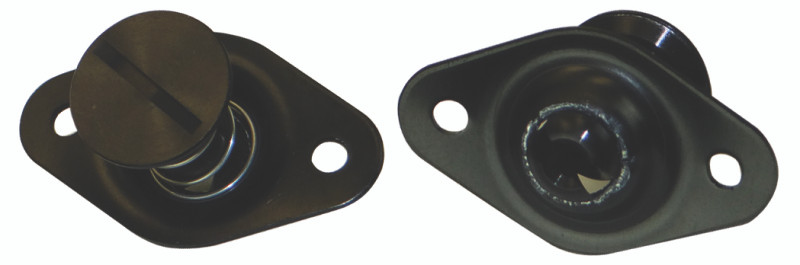 Moroso Quick Fastener - Self Ejecting - 5/16in x .650in - Aluminum - Black - 10 Pack - 71532