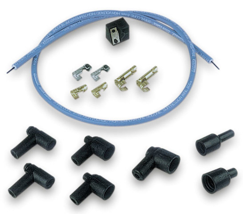 Moroso Ignition Coil Wire Kit - Blue Max - Spiral Core - 8mm - 3ft - Blue - 73235