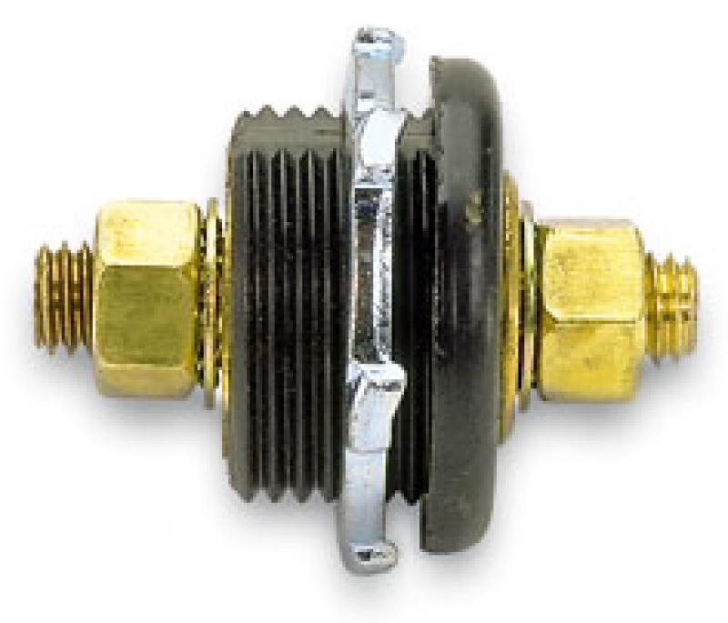 Moroso Thru-Panel Connector - Black (Use w/Part No 74170/74172) - Single - 74145