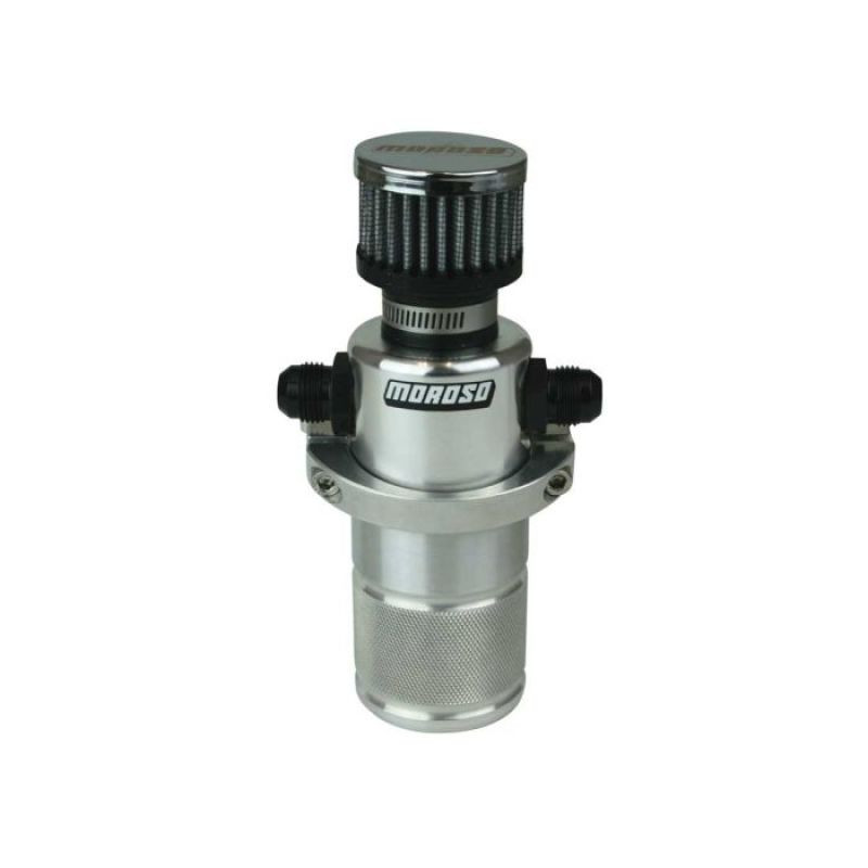 Moroso Compact Breather Tank - Polished - 85396