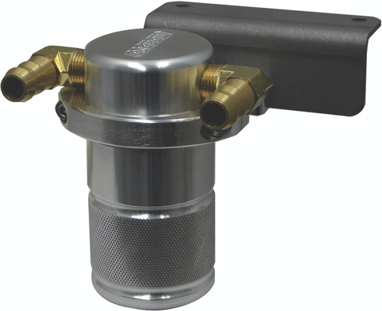 Moroso 15-19 Dodge Charger/Challenger Hellcat Air/Oil Separator Catch Can - Small Body - Billet Alum - 85702