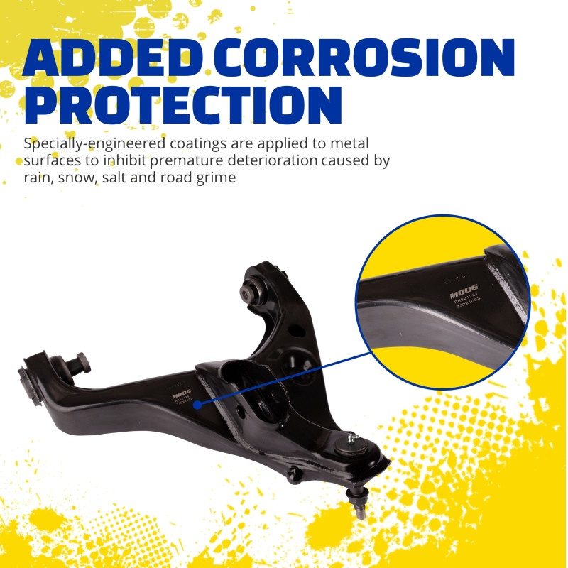 MOOG 13-23 Mazda CX-5 Rear Left Lower / Rear Left Lower Rearward Control Arm - RK643557 Features and Benefits