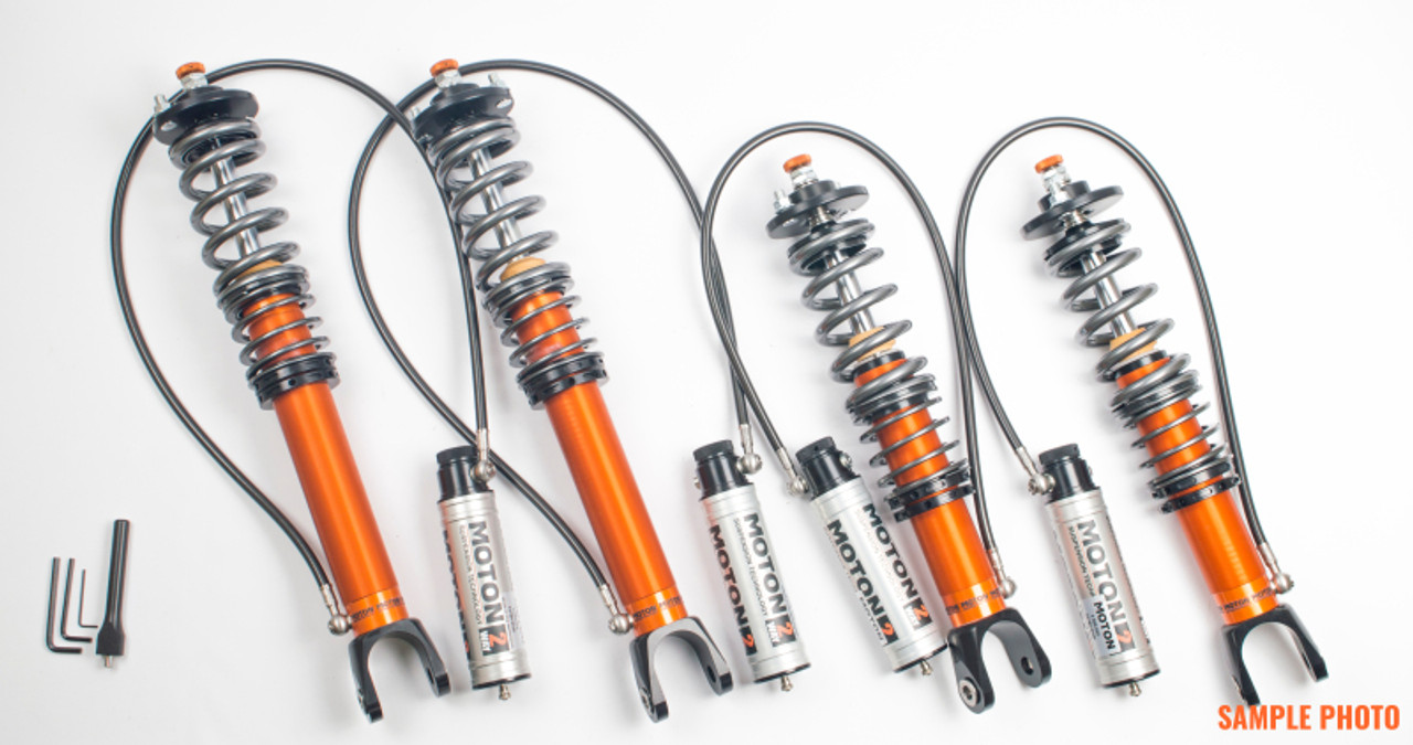 Moton 2-Way Clubsport Coilovers True Coilover Style Rear Porsche 964 Carrera 2/4/RS (Incl Springs) - M 500 012S
