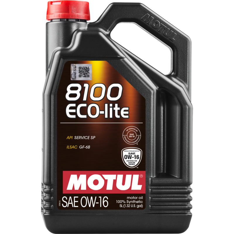 Motul 5L Synthetic Engine Oil 8100 X-Clean 0W16 - 110379 Photo - Primary