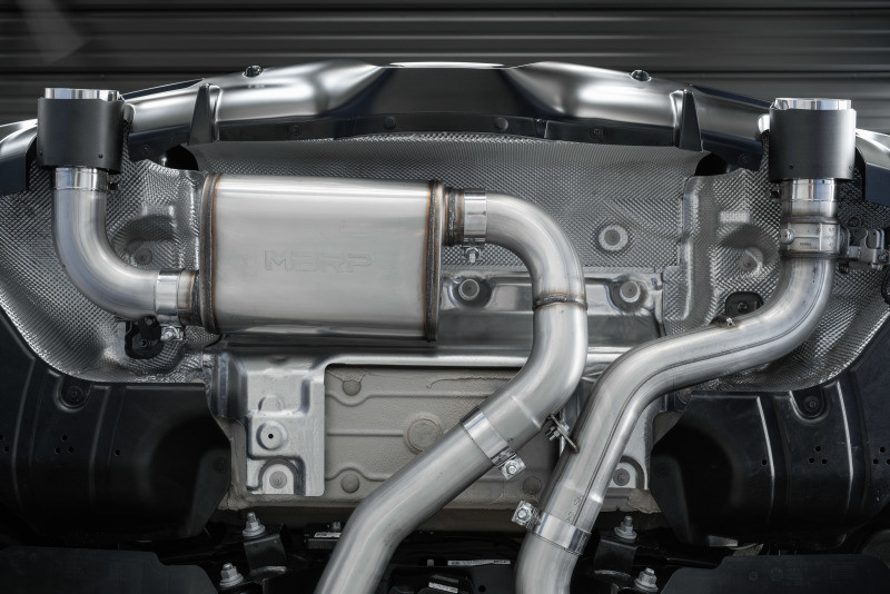 MBRP 2020+ Toyota Supra 3.0L 3in Catback Dual Rear Burnt End Tips - T304 - S43003BE