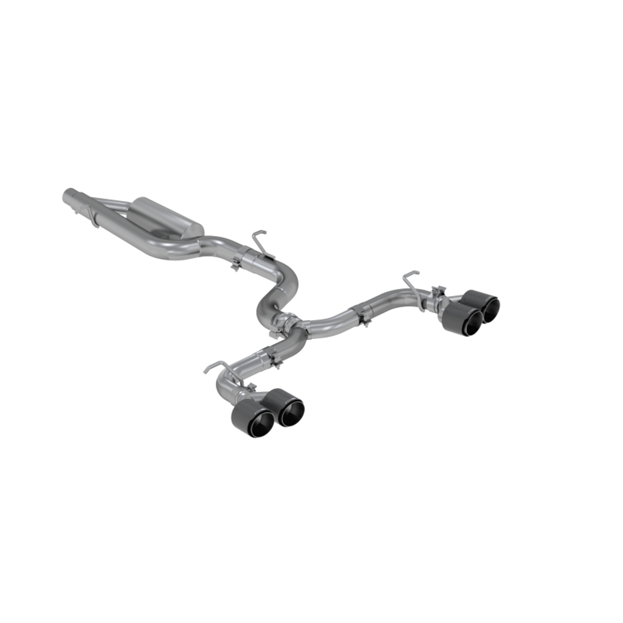 MBRP 15-19 VW Golf R MK7/MK7.5 3in T304 Cat Back Exhaust w/ Carbon Fiber Tips - S46033CF