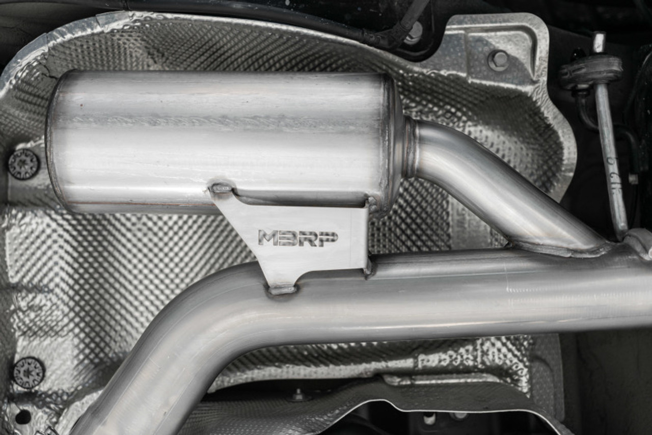 MBRP 19-21 VW Jetta GLI T304 SS 3in Cat-Back Dual Split Rear Exit Exhaust - Carbon Fiber Tips - S46083CF