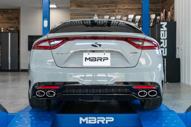 MBRP 2018+ Kia Stinger 3.3L RWD/AWD 2.5in Cat Back Dual Rear Exit w/o Tips - S4704304