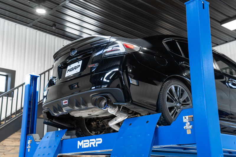 MBRP 15-21 Subaru WRX 2.0L/STI 2.5L/ 11-14 Sed. 3in Cat-Back Single Rear Exit w/ Burnt End Tips-T304 - S48033BE