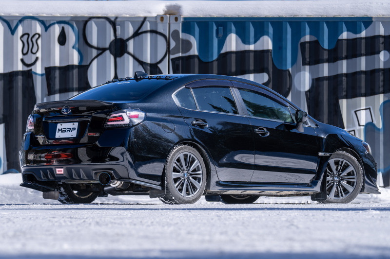 MBRP 15-21 Subaru WRX 2.0L/STI 2.5L/ 11-14 Sed. 3in Cat-Back Single Rear Exit w/ Burnt End Tips-T304 - S48033BE