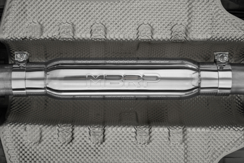 MBRP 23-24 Honda Civic Type R 2.0L T304 SS 3in Cat-Back Exhaust Triple Center Outlet w/ Burnt Tips - S49023BE