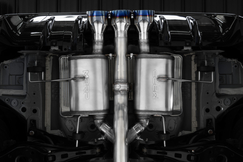 MBRP 2024+ Acura Integra Type-R T304 SS 3in Cat-Back Triple Center Outlet Exhaust w/Burnt Tips - S49043BE