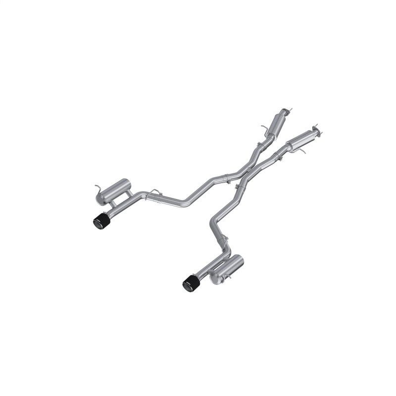 MBRP 2011+ Dodge Durango 3.6L V6 T304 SS 3.0in Cat-Back Dual Rear Exit Exhaust w/ Carbon Fiber Tips - S51093CF