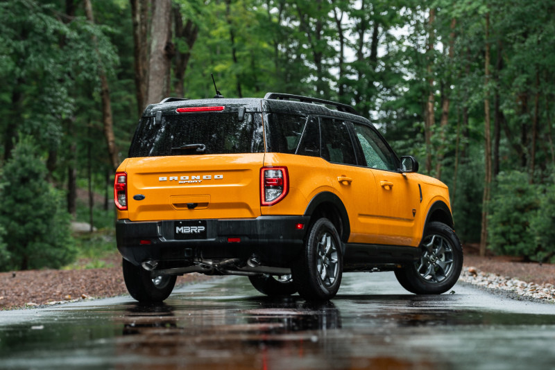 MBRP 2021+ Ford Bronco Sport (1.5L / 2.0L EcoBoost) 2.5in Resonator-Back Exhaust - Dual Rear Exit - S5207409