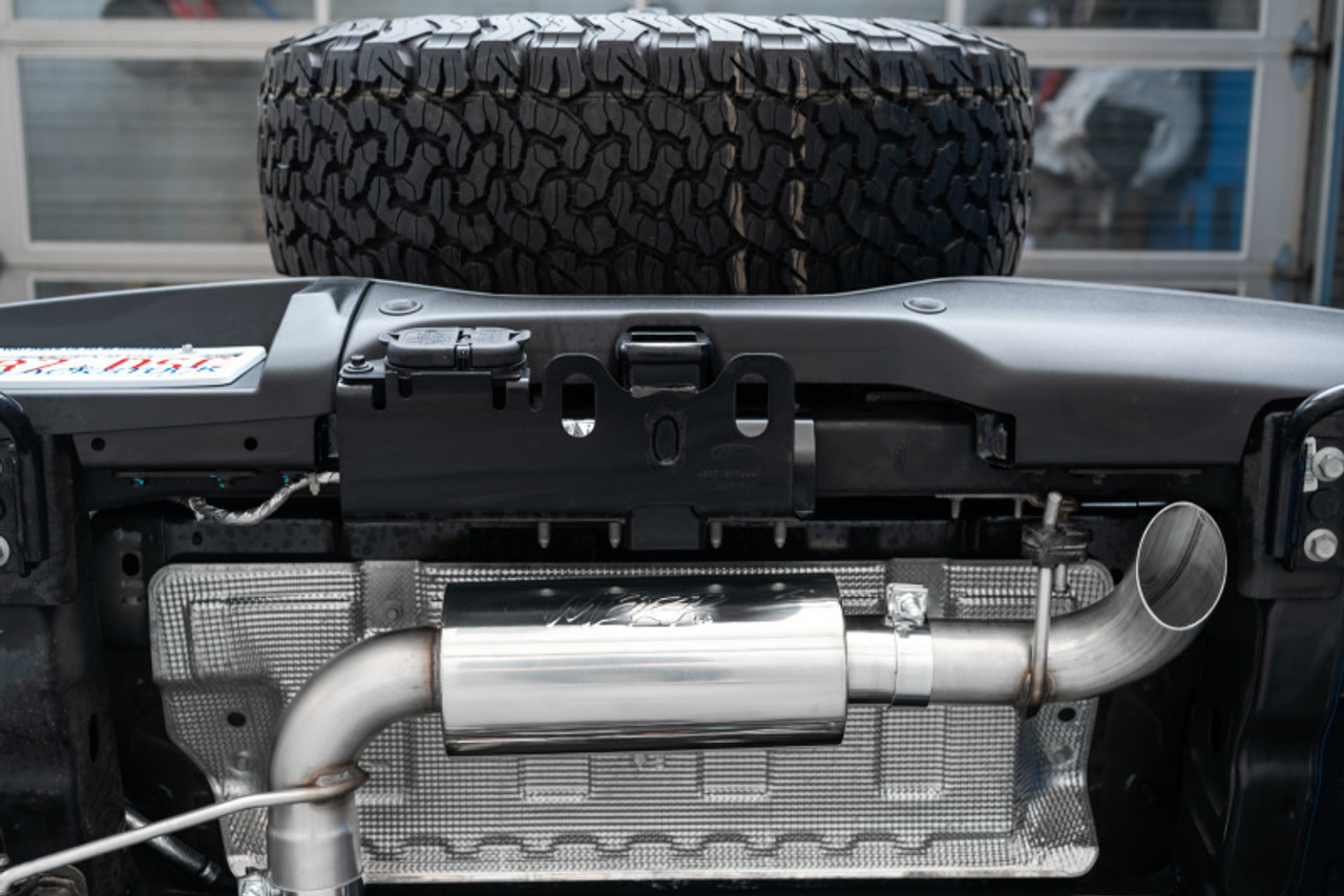 MBRP 21-Up Ford Bronco 2.3L/2.7L EcoBoost 2/4DR Aluminized Steel High Clearance Cat-back Exhaust - S5237AL