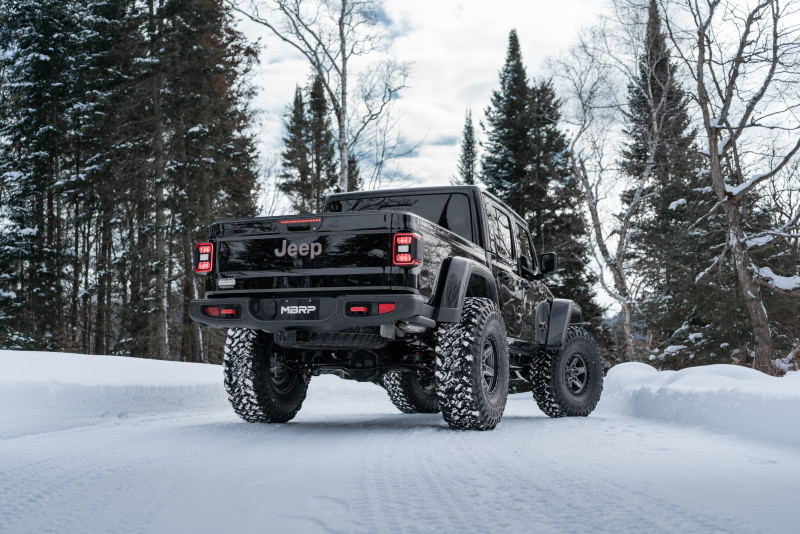 MBRP 2021+ JEEP Gladiator JT 3.0L EcoDiesel XP Series T304SS 3in Filter Back w/ Rear Turn Down - S6502409