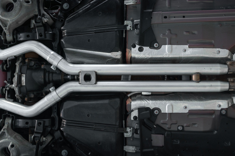 MBRP 18-19 Ford Mustang GT 5.0 3in Cat Back Quad Tip Race Version - AL - S7207AL