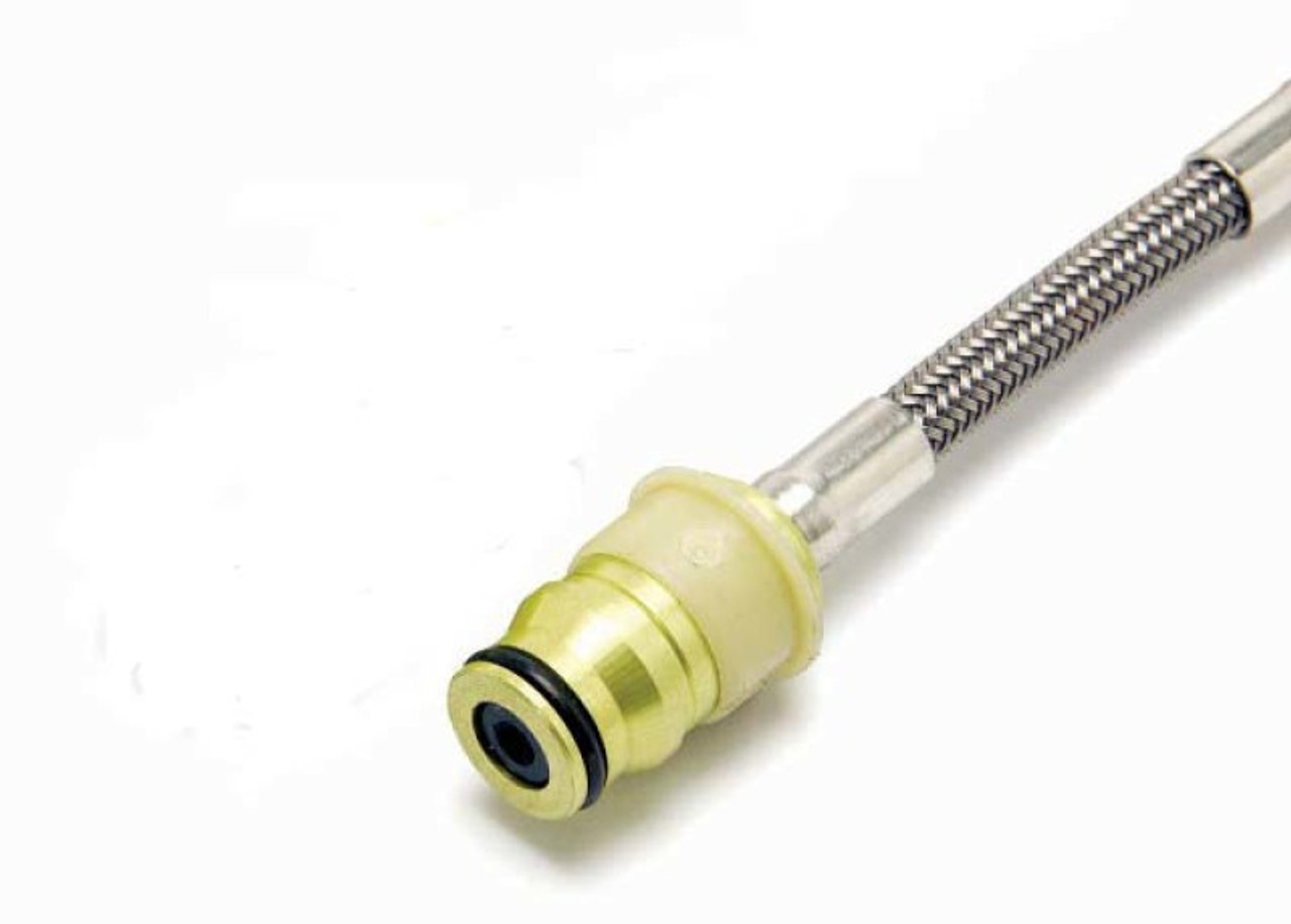 McLeod Quick Disconnect Male End To An4F 11in Steel Braided Line - 139204-11