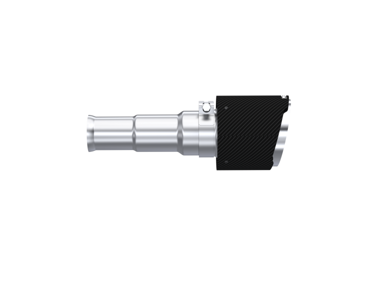 MBRP 19-24 Ram 1500 5.7L Hemi 3in Inl. 5in OD DW Angle Cut T304 Carbon Exhaust Tips - Pairs - T5199CF