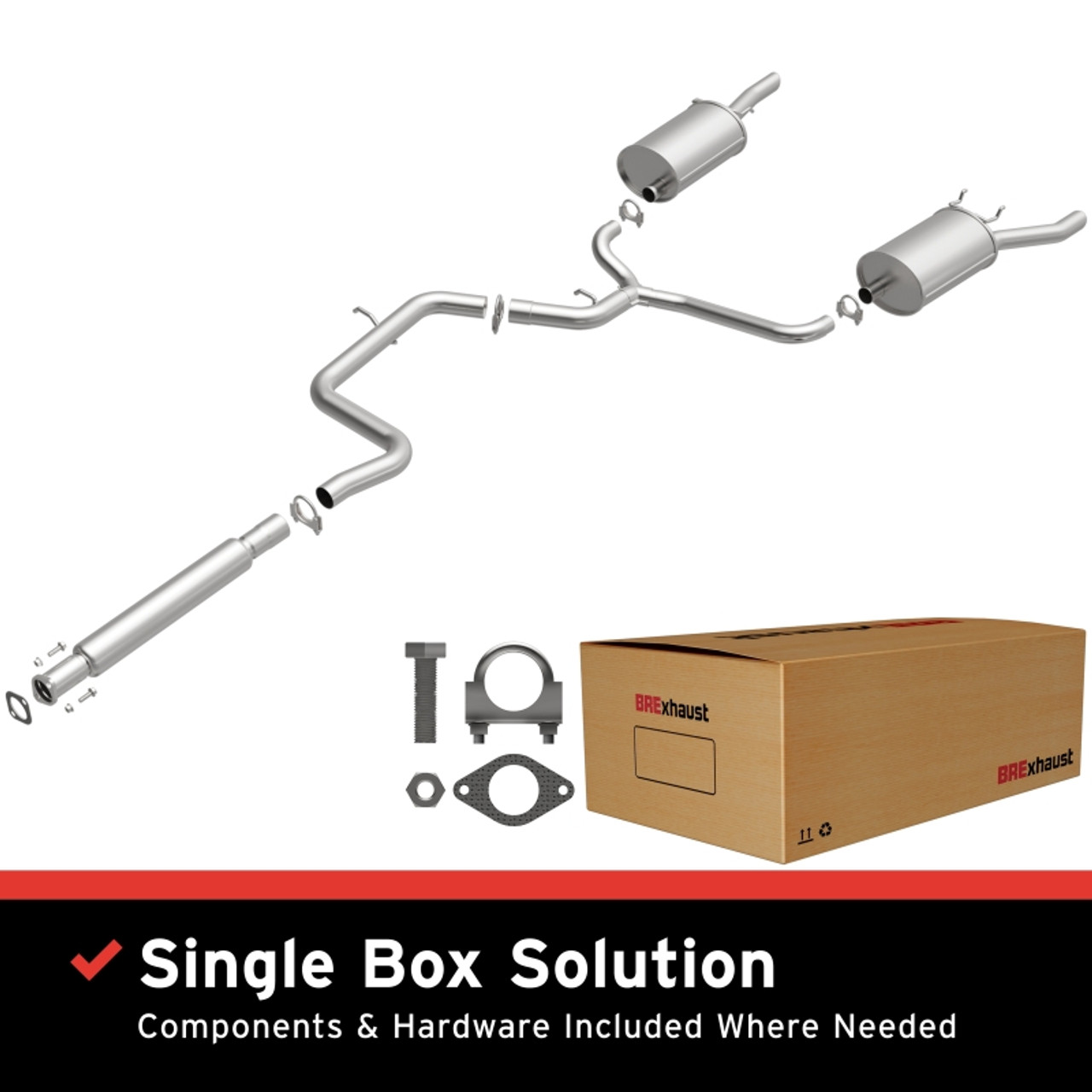 MagnaFlow BRE Exhaust Kit 06-11 Chevy Impala - 106-0206 Photo - Primary