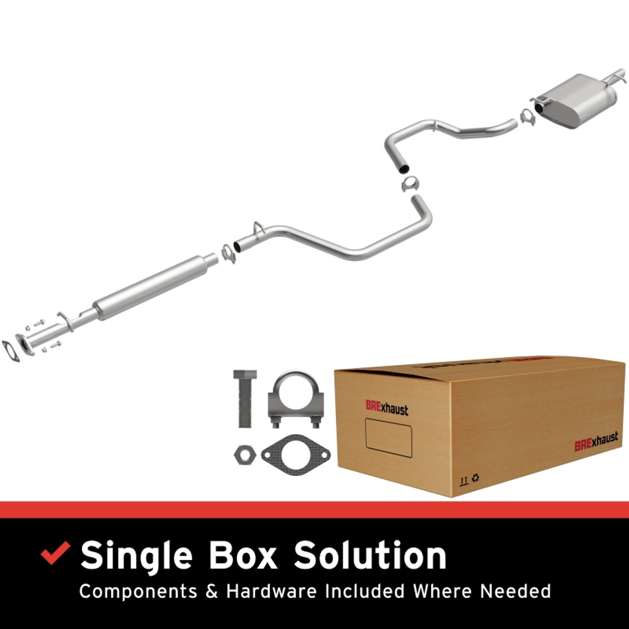 MagnaFlow BRE Exhaust Kit 04-08 Chevy Malibu - 106-0210 Photo - Primary